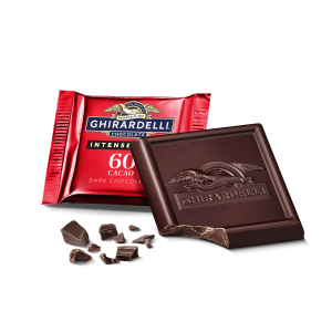 ghirardelli Intense Dark 60% Cacao Dark Chocolate Squares Case Pack (540 ct)