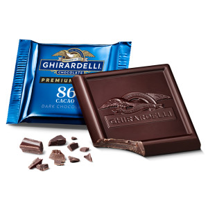 ghirardelli Premium Dark 86% Cacao Dark Chocolate Squares Case Pack (540 ct)