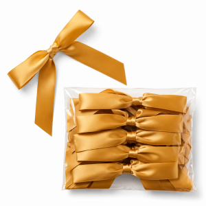 ghirardelli Gold Bows (Pack of 10 Bows)
